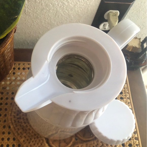 Vintage Interpur Calla Lily Floral Insulated Thermos Pitcher/Carafe - Picture 12 of 16